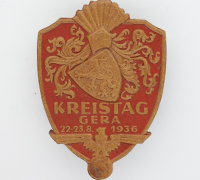 1936 Kreistag Gera badge