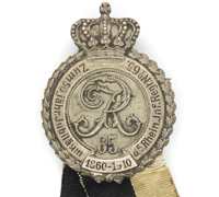 65th Regiment 50 Year Anniversary Pin 1860-1910
