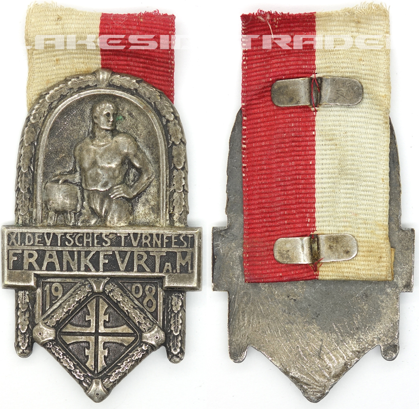 Abzeichen 1908 -- Frankfurt - XI. Deutsches Turnfest,