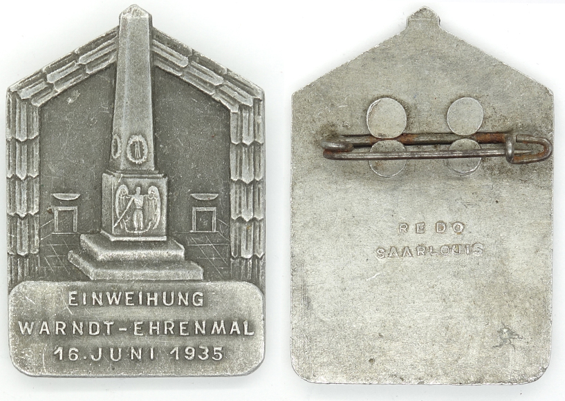 Einweihung Warndt-Ehrenmal 16. Juni 1935