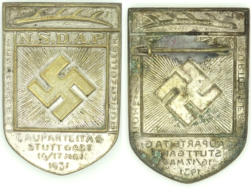 NSDAP Gauparteitag Stuttgart  16/17 mai 1931