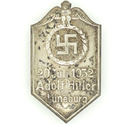 Adolph Hitler in Luneburg 20 Juli 1932 Stickpin