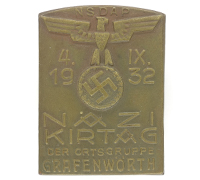 “Nazi” - Kirtag Meeting Badge 1932 