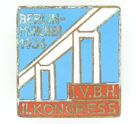 Reichsautobahn - Berlin-München Bridge Badge  1936
