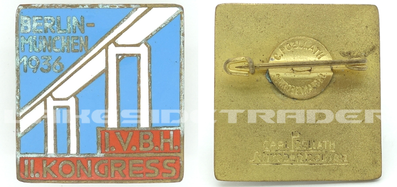 Reichsautobahn - Berlin-München Bridge Badge  1936