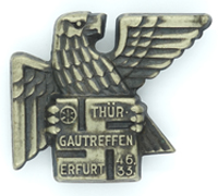 Gau Thüringen - Erfurt Meeting Badge 1933