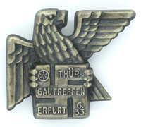 Gau Thüringen - Erfurt Meeting Badge 1933