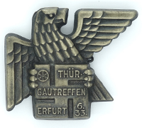 Gau Thüringen - Erfurt Meeting Badge 1933