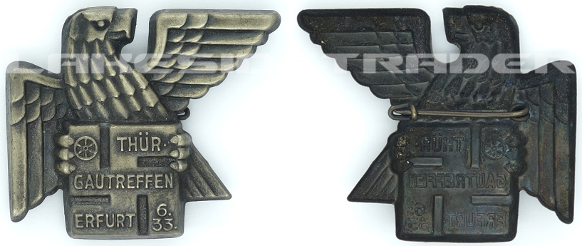 Gau Thüringen - Erfurt Meeting Badge 1933