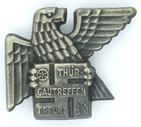 Gau Thüringen - Erfurt Meeting Badge 1933