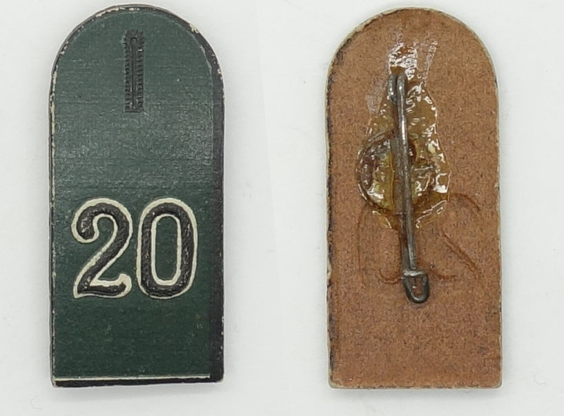 Army Unit 20 Shoulder Board Tinnie