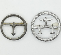 2 Luftwaffe/ Luftschutz Supporter Tinnies