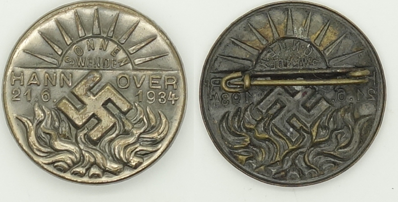 Hannover Summer Solstice Badge 1934