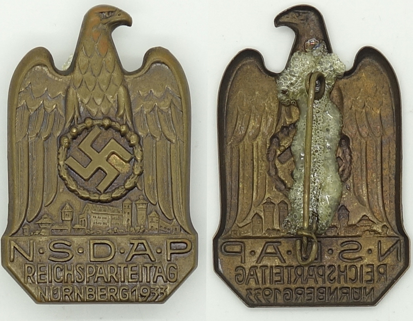  NSDAP 1933 National Party Badge