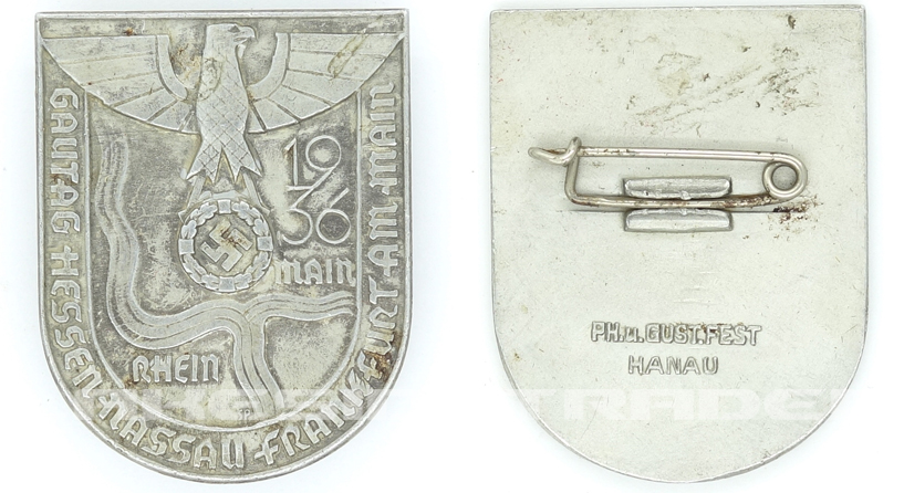 Gautag Hessen-Nassau Badge 1936