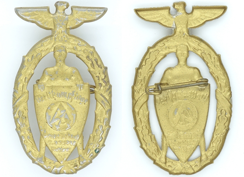 SA Gruppe Westmark - District Competition Badge 1938