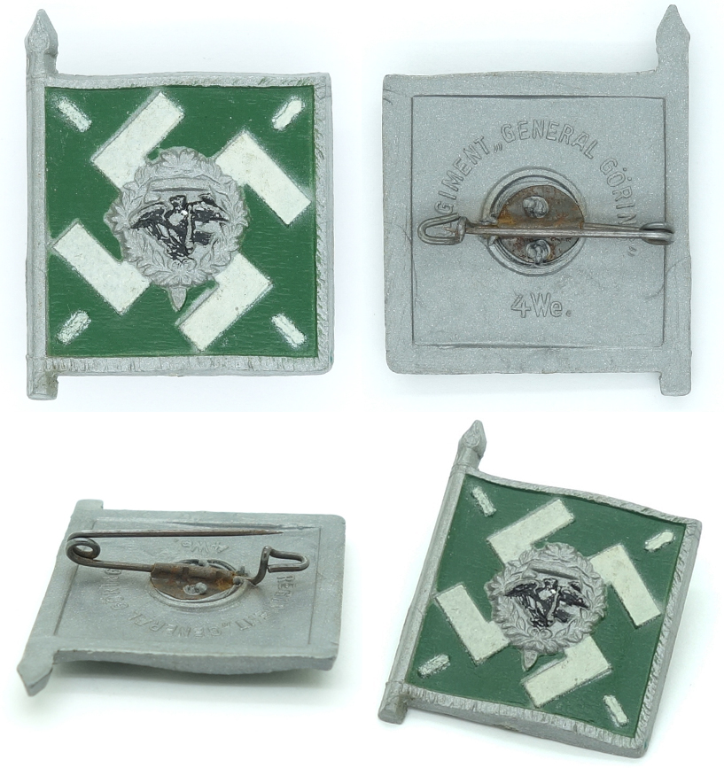 Regiment General Göring Standarte Flag Tinnie
