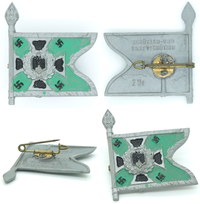 Schützen-und Kraft Schützen Standarte Flag Tinnie