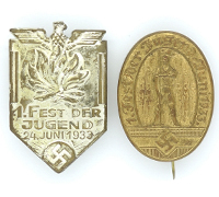 Two HJ Tinnies - 1. Fest der Jugend Juni 1933