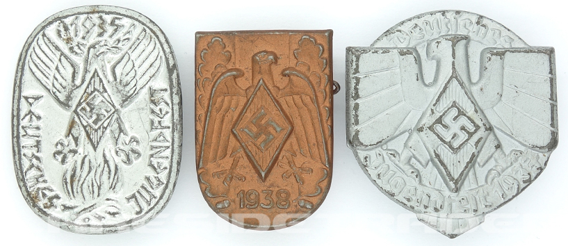 Three-Piece Hitler Youth Tinnie Group