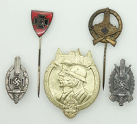 5 Veteran Theme Tinnies/pins