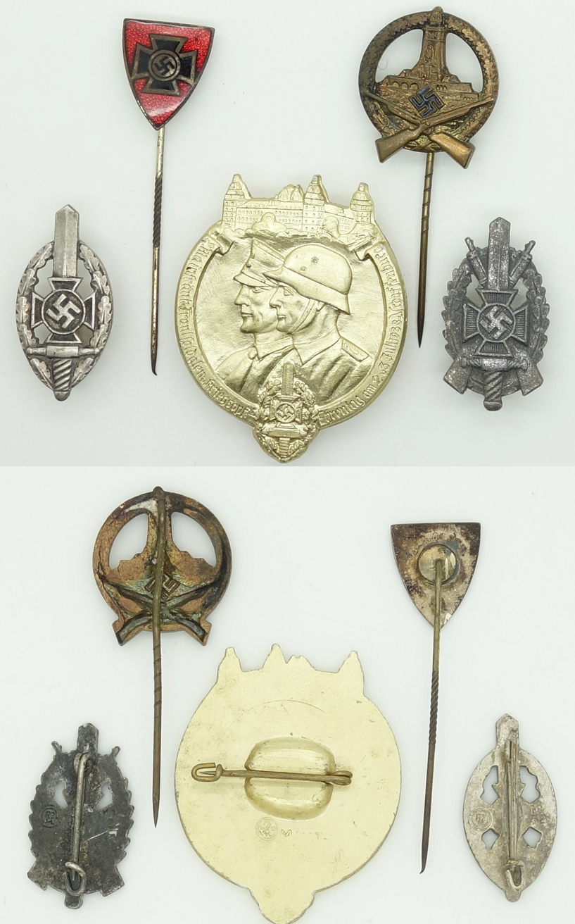 5 Veteran Theme Tinnies/pins