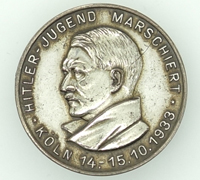 Hitler Jugend Marschiert Badge Koln 1933