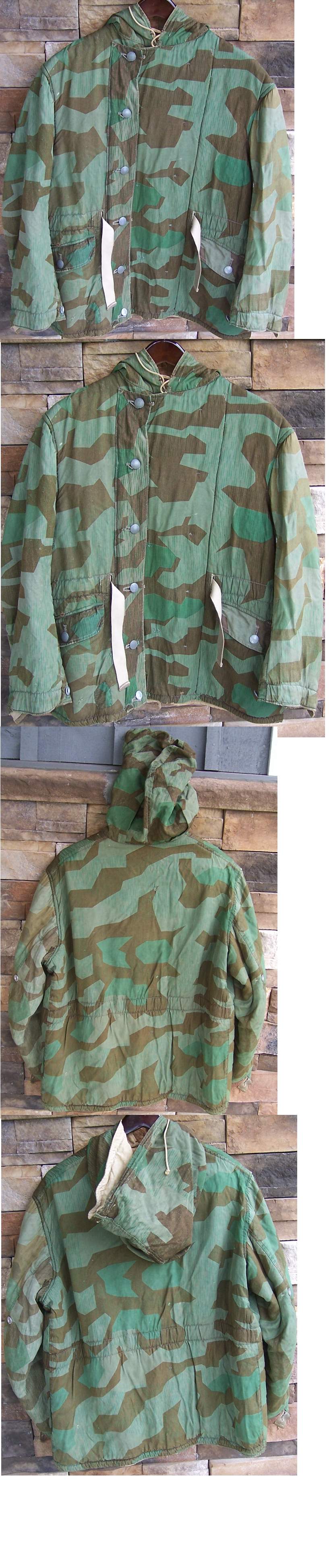 Reversible Splinter Pattern Camo Winter Parka