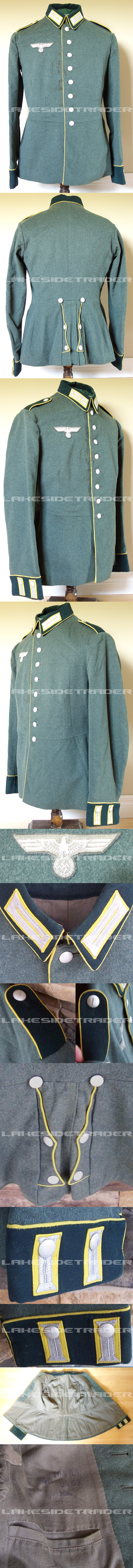 Army Signals EM's M35 Dress Tunic