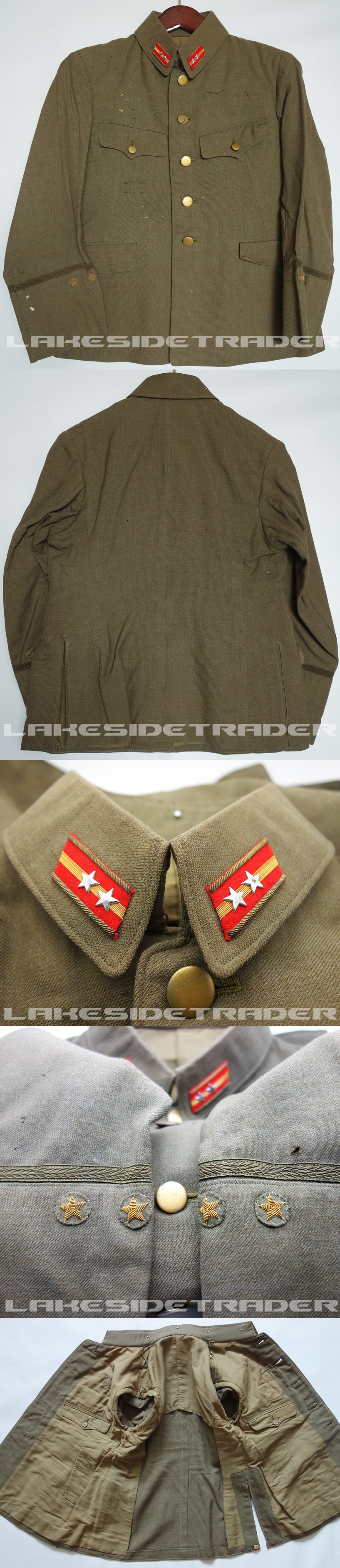 Japanese Army Lieutenant's Uniform Type 3