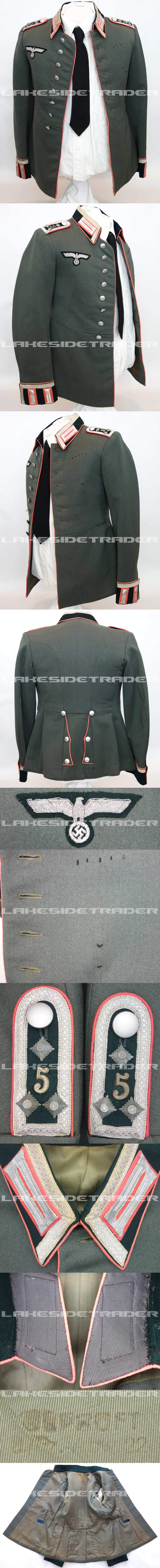 Panzer Army Stabsfeldwebel M35 Dress Tunic