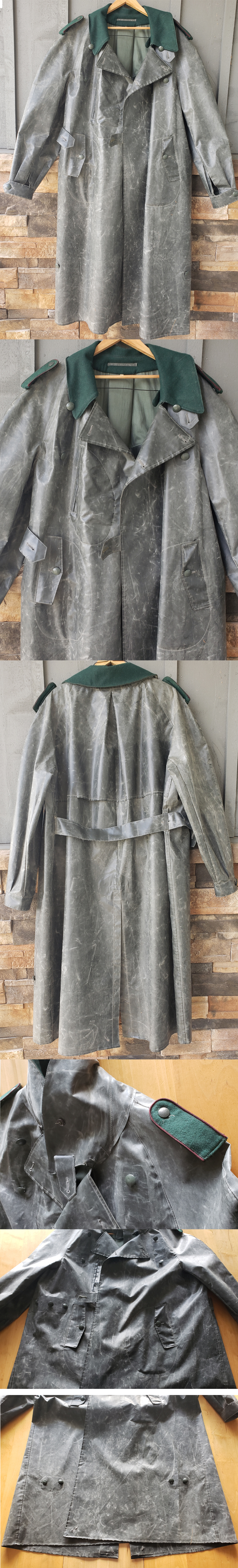 Reenactment Smoke Troops Rubberized Overcoat