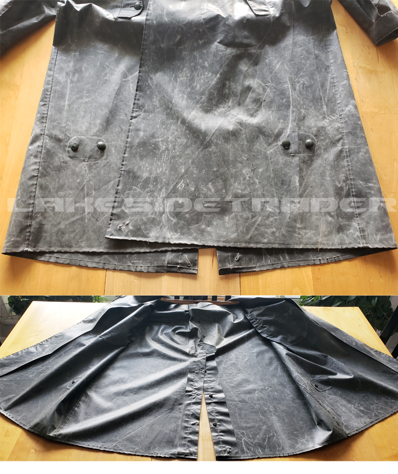 Reenactment Smoke Troops Rubberized Overcoat