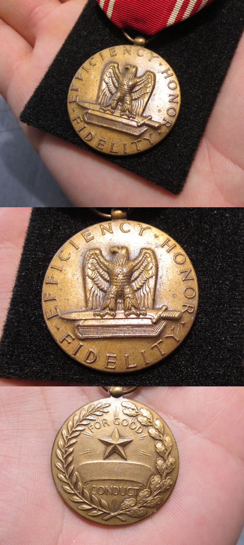 3 piece U.S. Army Medal Grouping