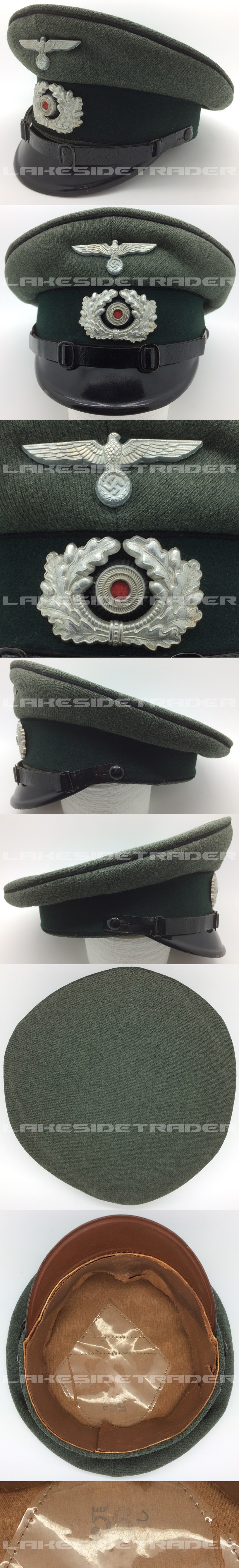 Army Combat Engineer Visor Cap