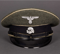 A Visor for NCO/EM of the Waffen SS