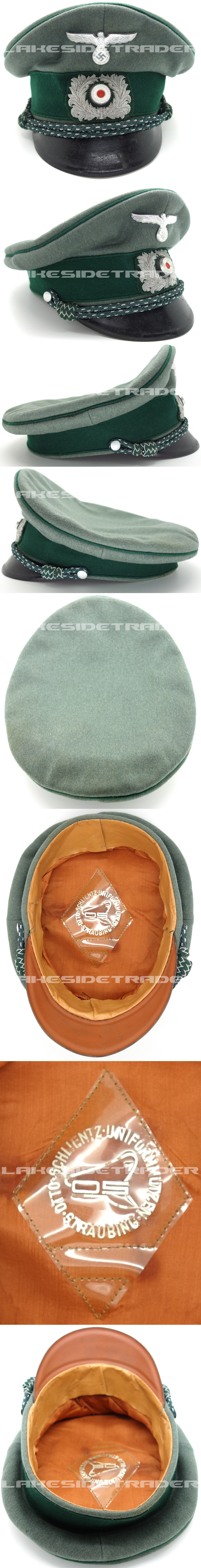 Customs Officers Visor Cap by Otto Schlientz