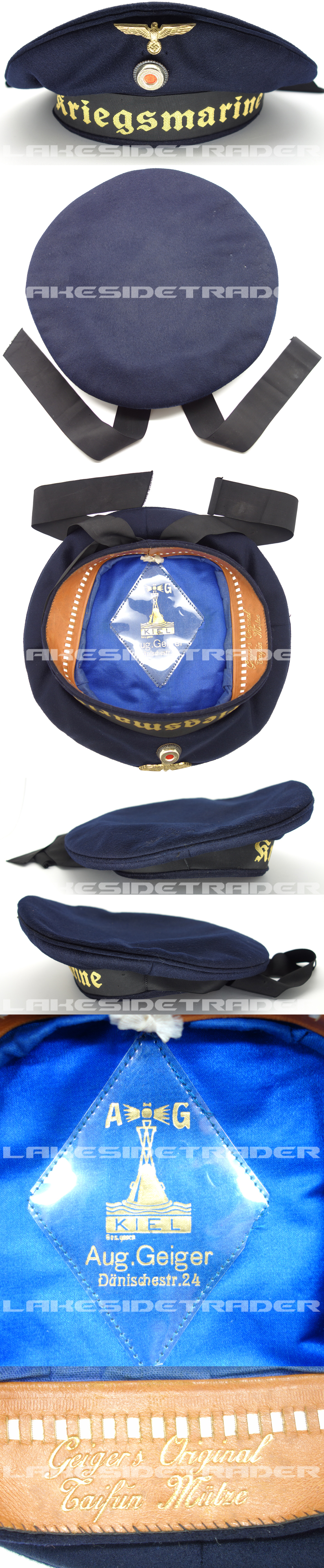 Navy ‘Donald Duck’ Cap by Aug. Geiger
