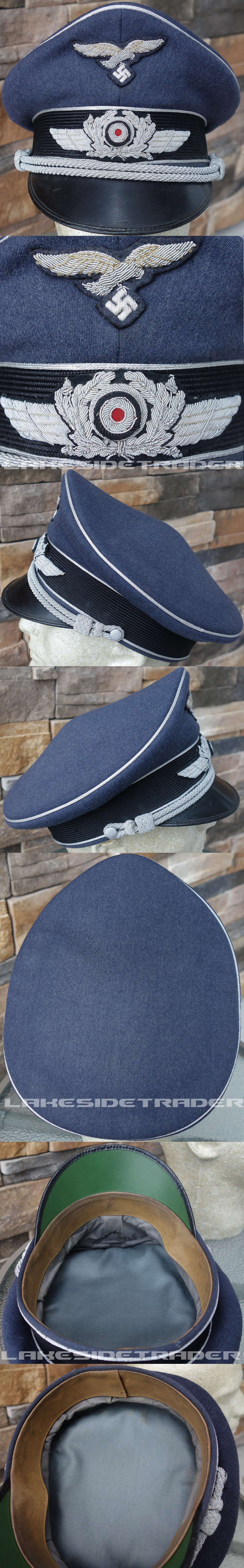 Luftwaffe Officers Visor Cap 