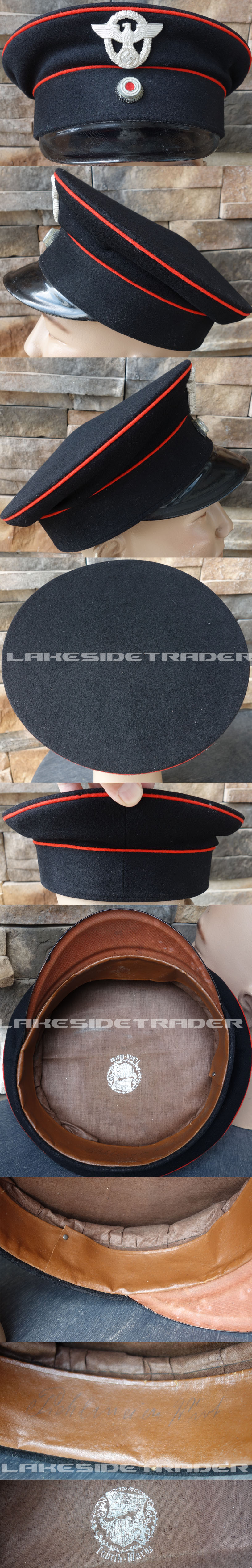 Transitional (Kaiserreich to Weimar) Fireman's cap