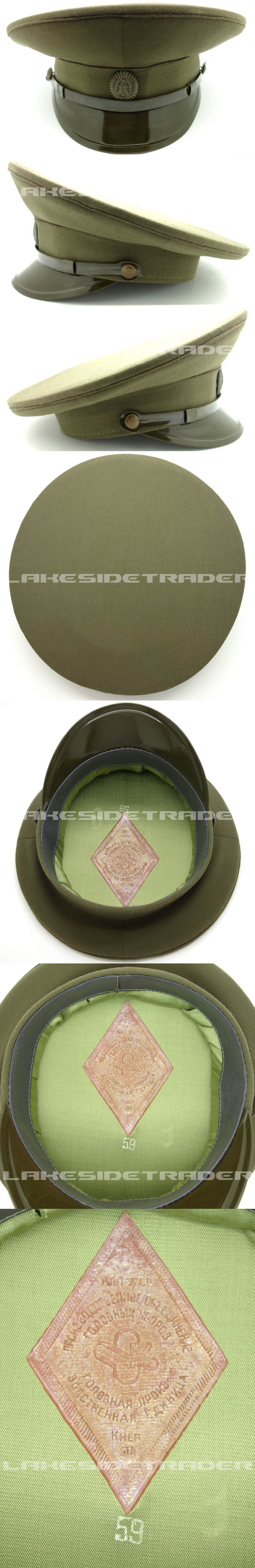 USSR Soviet - Army Officer Field Visor Cap