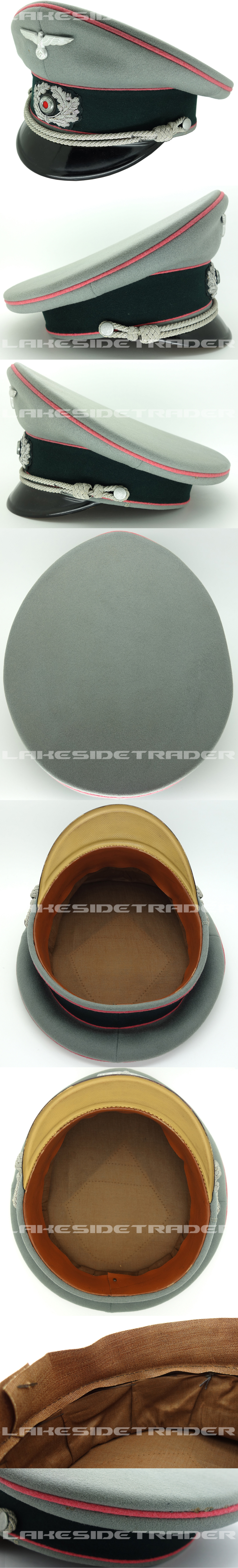 Army Panzer Officer’s Visor Cap