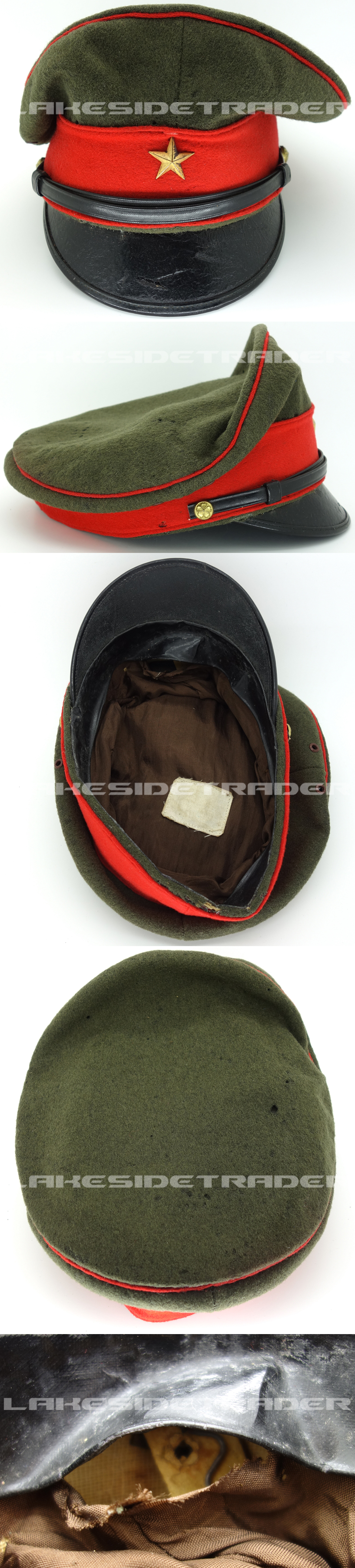 Imperial Japanese Army Officer’s M38 Visor Cap