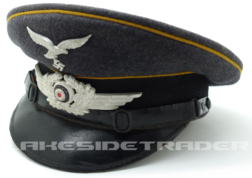Luftwaffe EM/NCO Flight Visor Cap by Carl Halfar
