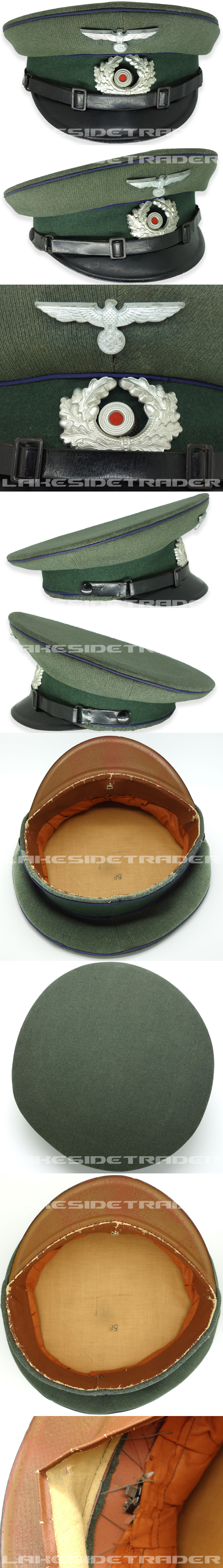 Army Medical EM Visor Cap