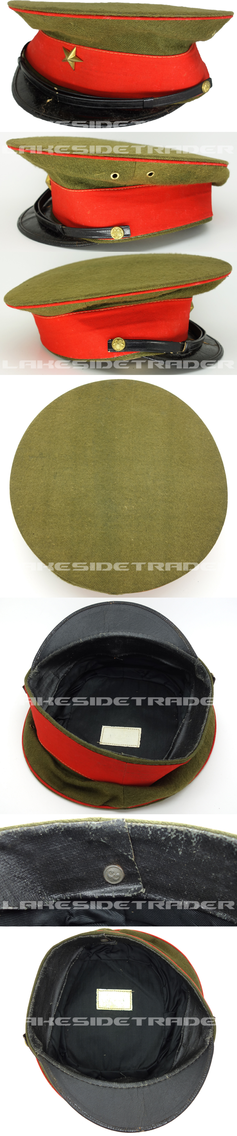 Imperial Japanese Army Officer’s M38 Visor Cap