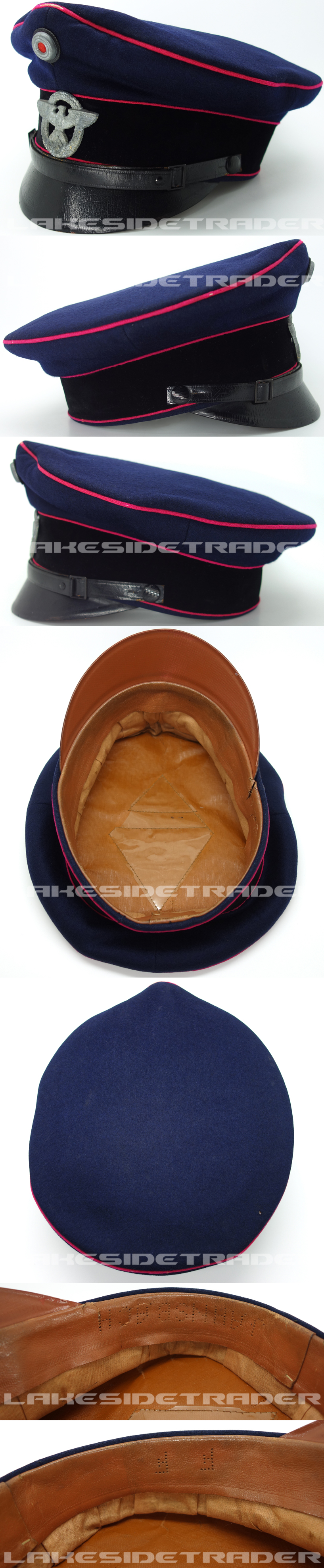 Fire Police EM/NCO Visor Cap