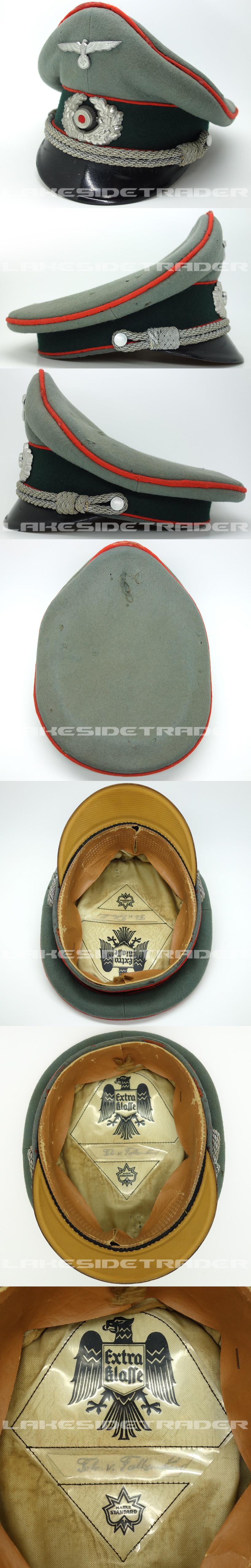 Army Artillery Officer’s Visor Cap by Kronacker